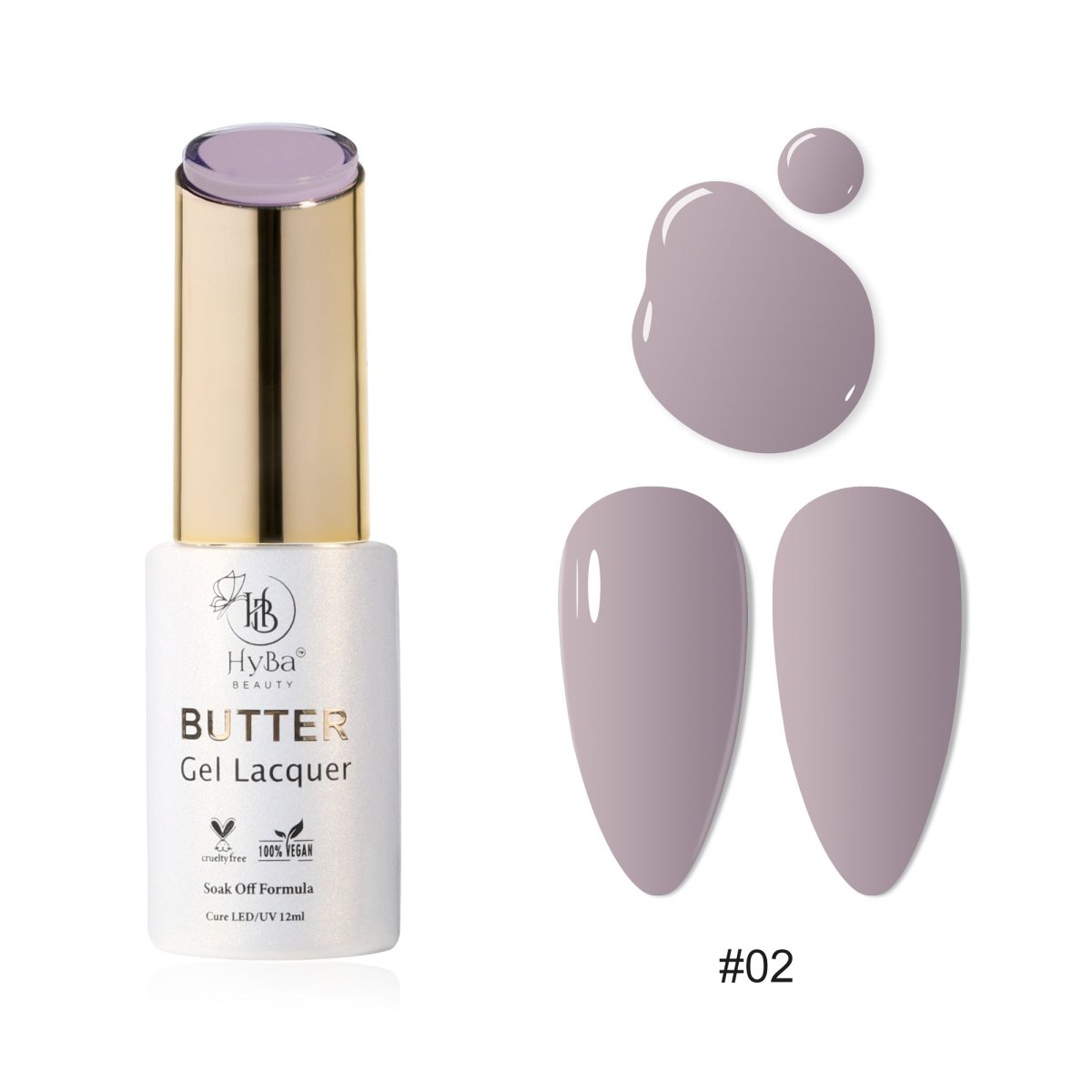 BUTTER Gel Polish SERIES 1 (Colors 001 - 010) - HYBA BEAUTY
